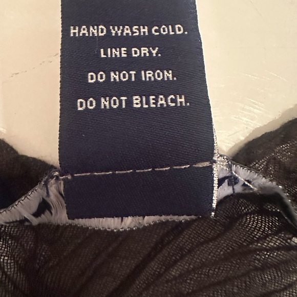 Adrienne Vittadini Black Sheer Cardigan/Wrap Boho Lightweight OS - Picture 4 of 7